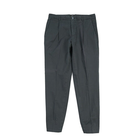 GTA “HERRICK JOG NEW” ストレッチコットン ワンタックジョガーパンツ / COMFORT / メンズ ネイビー 48 | GUARDAROBA MILANO OFFICIAL STORE