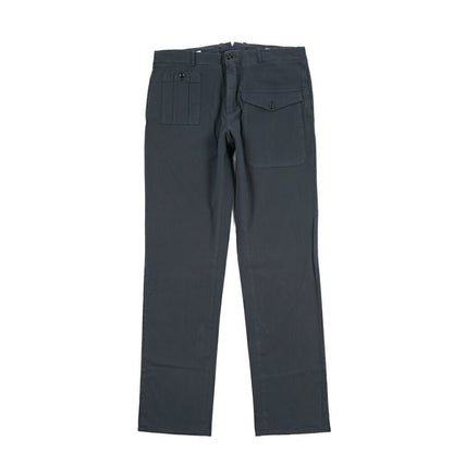 GTA “LORENZO” ストレッチコットン ノータックパンツ / COMFORT FIT ネイビー 46 | GUARDAROBA MILANO OFFICIAL STORE