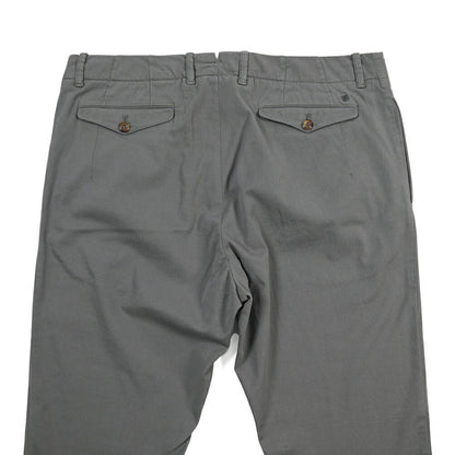 GTA “LORENZO DE” ストレッチコットン ノータックパンツ / COMFORT FIT グレー 50 | GUARDAROBA MILANO OFFICIAL STORE