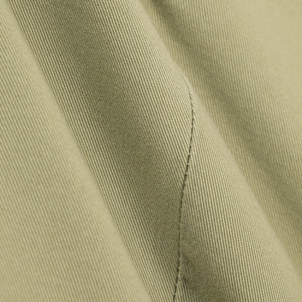 GTA “LORENZO DE” ストレッチコットン ノータックパンツ / COMFORT FIT カーキグリーン 48 | GUARDAROBA MILANO OFFICIAL STORE