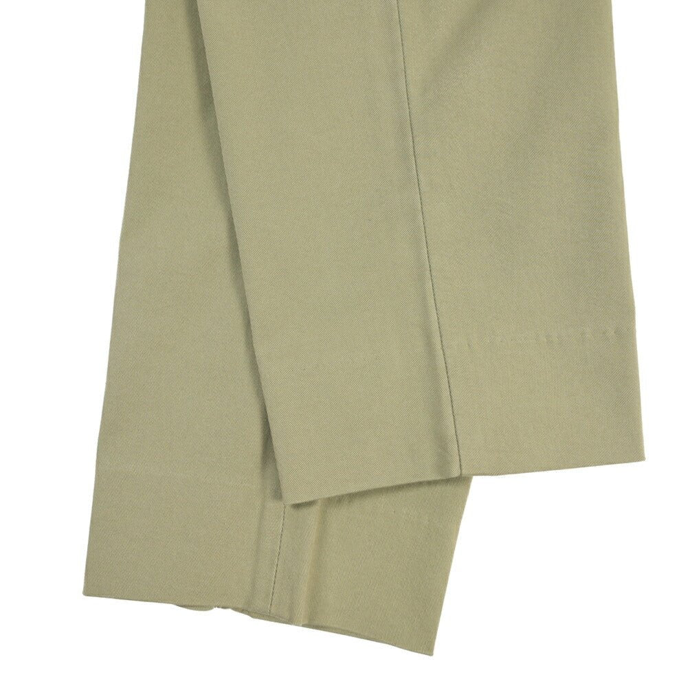 GTA “LORENZO DE” ストレッチコットン ノータックパンツ / COMFORT FIT カーキグリーン 48 | GUARDAROBA MILANO OFFICIAL STORE