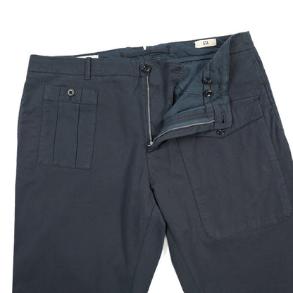 GTA “LORENZO DE” ストレッチコットン カーゴパンツ / COMFORT FIT ネイビー 50 | GUARDAROBA MILANO OFFICIAL STORE