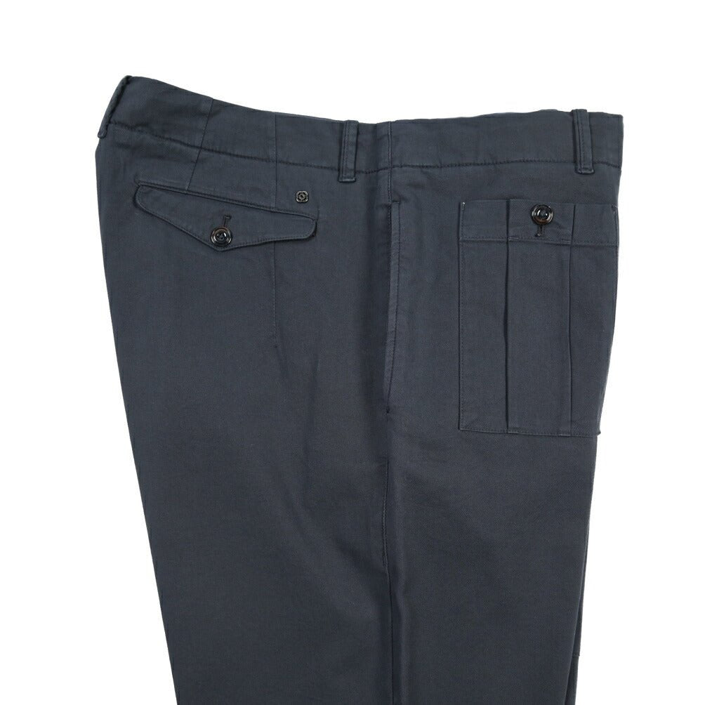 GTA “LORENZO DE” ストレッチコットン カーゴパンツ / COMFORT FIT ネイビー 50 | GUARDAROBA MILANO OFFICIAL STORE