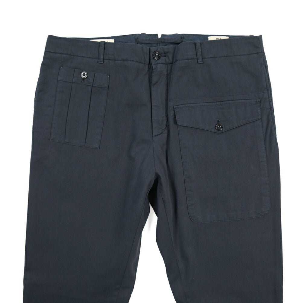 GTA “LORENZO DE” ストレッチコットン カーゴパンツ / COMFORT FIT ネイビー 50 | GUARDAROBA MILANO OFFICIAL STORE