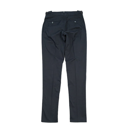 GTA “MAX II” ストレッチコットン ツータックベルトレスパンツ / COMFORT FIT ネイビー 46 | GUARDAROBA MILANO OFFICIAL STORE