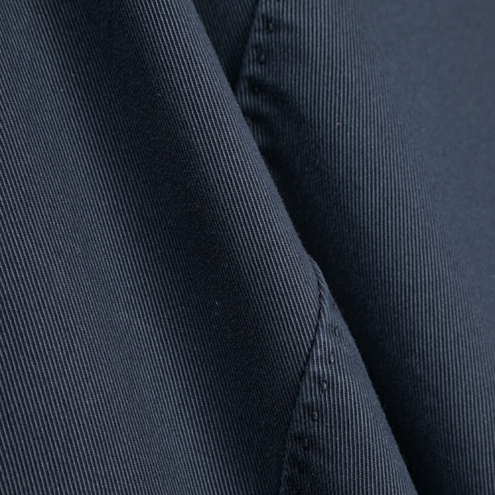 GTA “MAX II” SLIM FIT ストレッチコットン ツータックベルトレスパンツ / SLIM FIT ネイビー 46 | GUARDAROBA MILANO OFFICIAL STORE