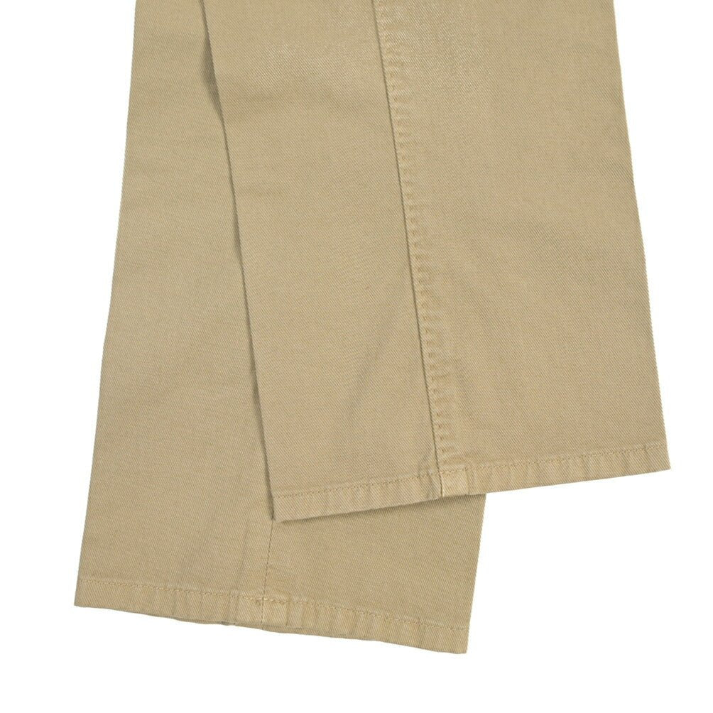 GTA “MAX II” ストレッチコットン ツータックベルトレススラックス / SLIM FIT グレージュ 48 | GUARDAROBA MILANO OFFICIAL STORE