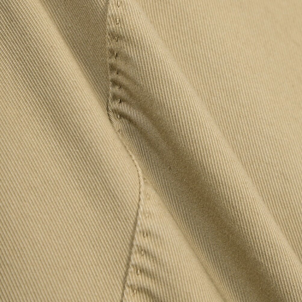GTA “MAX II” ストレッチコットン ツータックベルトレススラックス / SLIM FIT グレージュ 48 | GUARDAROBA MILANO OFFICIAL STORE