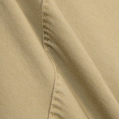 GTA “MAX II” ストレッチコットン ツータックベルトレススラックス / SLIM FIT グレージュ 48 | GUARDAROBA MILANO OFFICIAL STORE