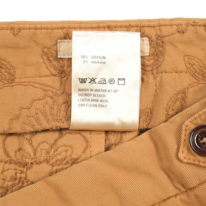 GTA “SERGIO” ストレッチコットン ワンタックイージーパンツ / COMFORT FIT ライトブラウン 46 | GUARDAROBA MILANO OFFICIAL STORE