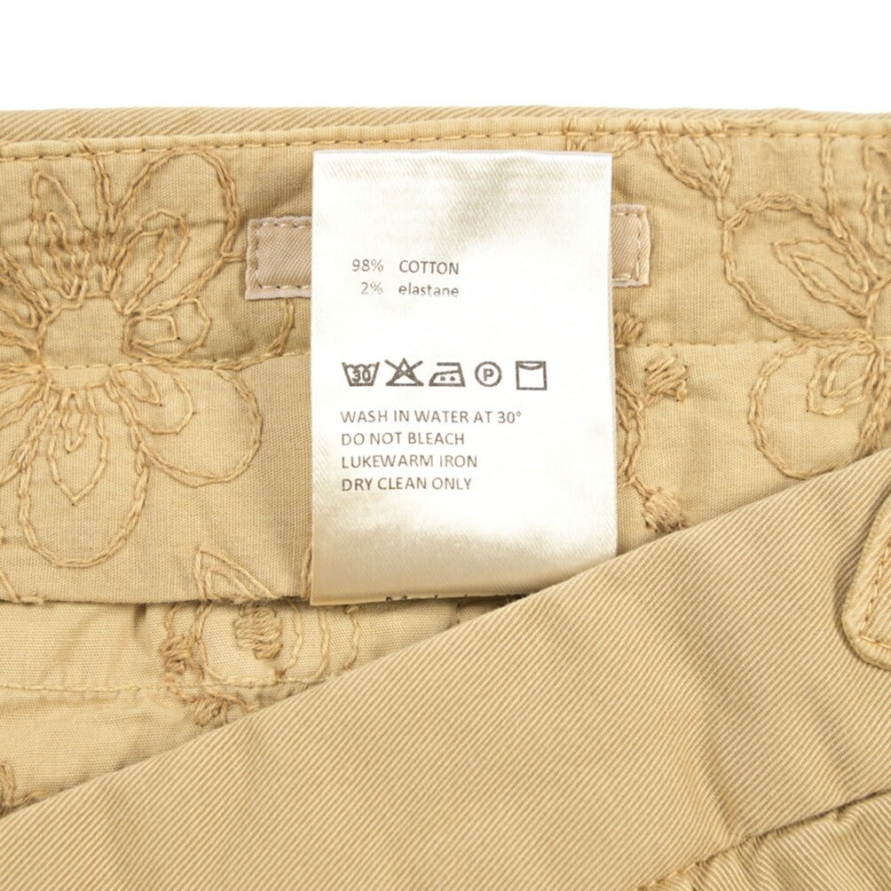 GTA “SERGIO” ストレッチコットン ドローコード付きイージーパンツ / COMFORT FIT ベージュ 44 | GUARDAROBA MILANO OFFICIAL STORE