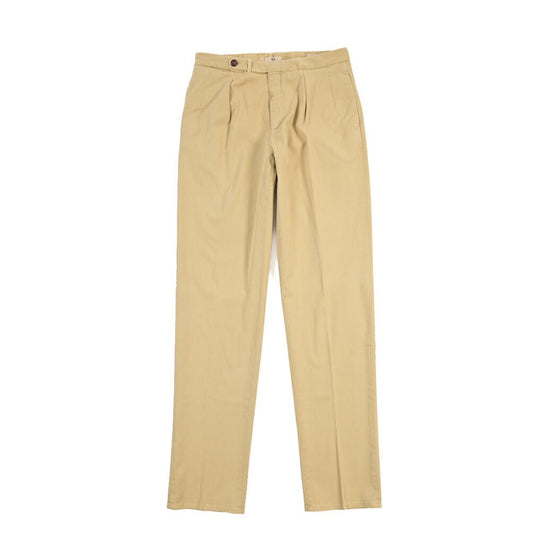 GTA “SERGIO” ストレッチコットン ドローコード付きイージーパンツ / COMFORT FIT ベージュ 44 | GUARDAROBA MILANO OFFICIAL STORE