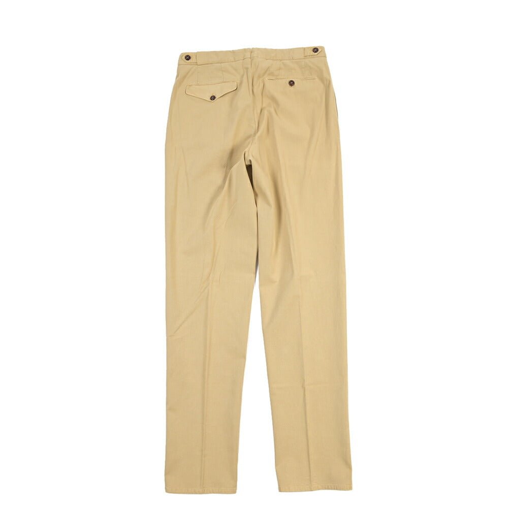 GTA “SERGIO” ストレッチコットン ドローコード付きイージーパンツ / COMFORT FIT ベージュ 44 | GUARDAROBA MILANO OFFICIAL STORE
