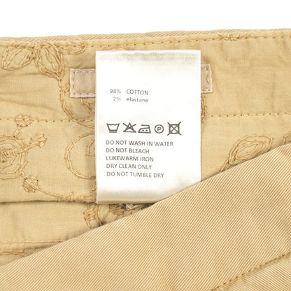 GTA “SERGIO” ストレッチコットン ワンタックチノパンツ / COMFORT FIT ベージュ 48 | GUARDAROBA MILANO OFFICIAL STORE