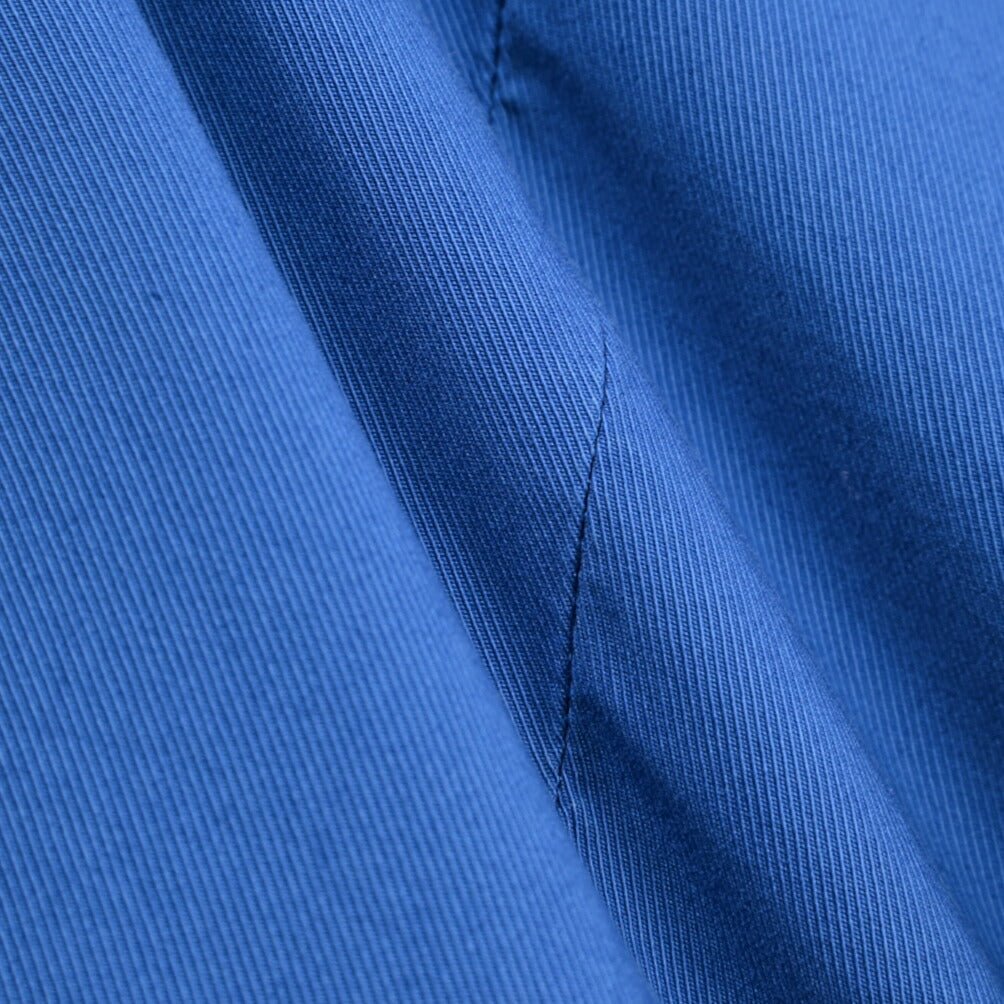 GTA “SERGIO” ストレッチコットン ワンタックチノパンツ / COMFORT FIT ブルー 48 | GUARDAROBA MILANO OFFICIAL STORE
