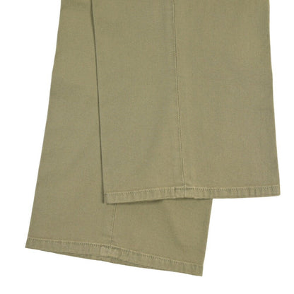 GTA “SERGIO” ストレッチコットン ワンタックチノパンツ / COMFORT FIT カーキグリーン 44 | GUARDAROBA MILANO OFFICIAL STORE