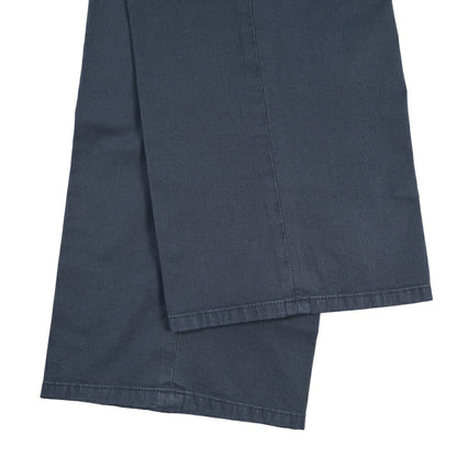 GTA “SERGIO” ストレッチコットン ワンタックチノパンツ / COMFORT FIT ネイビー 44 | GUARDAROBA MILANO OFFICIAL STORE