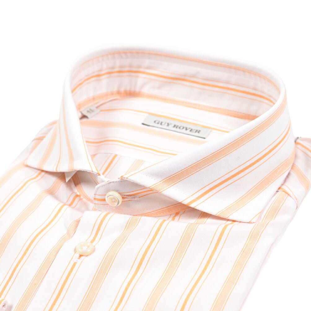 GUY ROVER コットン100% ホリゾンタルカラードレスシャツ｜429595｜GUARDAROBA MILANO OFFICIAL STORE