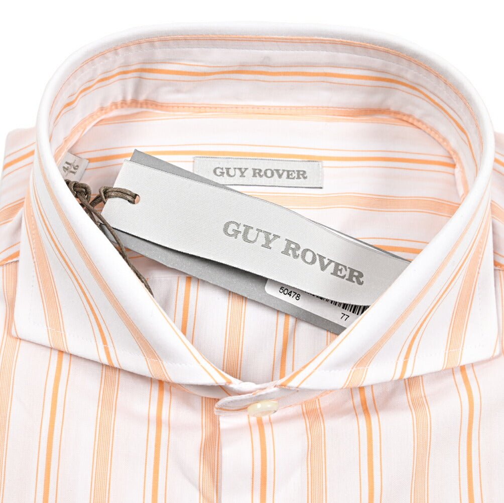 GUY ROVER コットン100% ホリゾンタルカラードレスシャツ｜429595｜GUARDAROBA MILANO OFFICIAL STORE