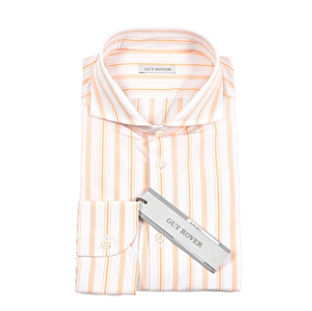 GUY ROVER コットン100% ホリゾンタルカラードレスシャツ｜429595｜GUARDAROBA MILANO OFFICIAL STORE
