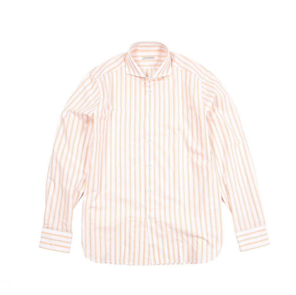 GUY ROVER コットン100% ホリゾンタルカラードレスシャツ｜429595｜GUARDAROBA MILANO OFFICIAL STORE
