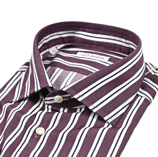 GUY ROVER コットン100% ワイドカラードレスシャツ｜429597｜GUARDAROBA MILANO OFFICIAL STORE