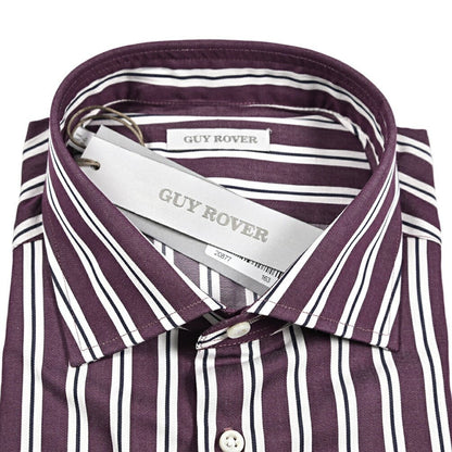 GUY ROVER コットン100% ワイドカラードレスシャツ｜429597｜GUARDAROBA MILANO OFFICIAL STORE