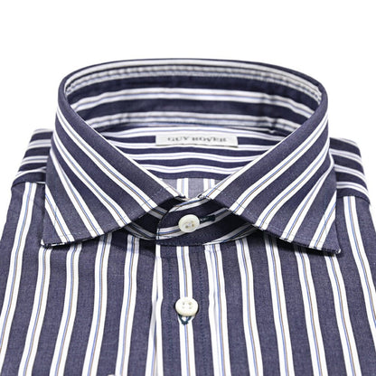 GUY ROVER コットン100% ワイドカラードレスシャツ｜429598｜GUARDAROBA MILANO OFFICIAL STORE