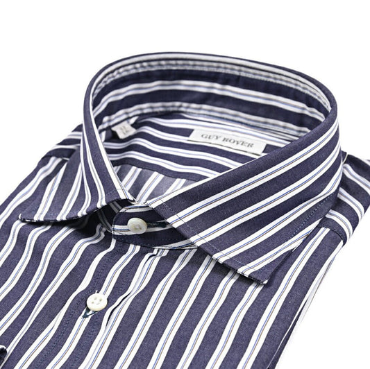 GUY ROVER コットン100% ワイドカラードレスシャツ｜429598｜GUARDAROBA MILANO OFFICIAL STORE