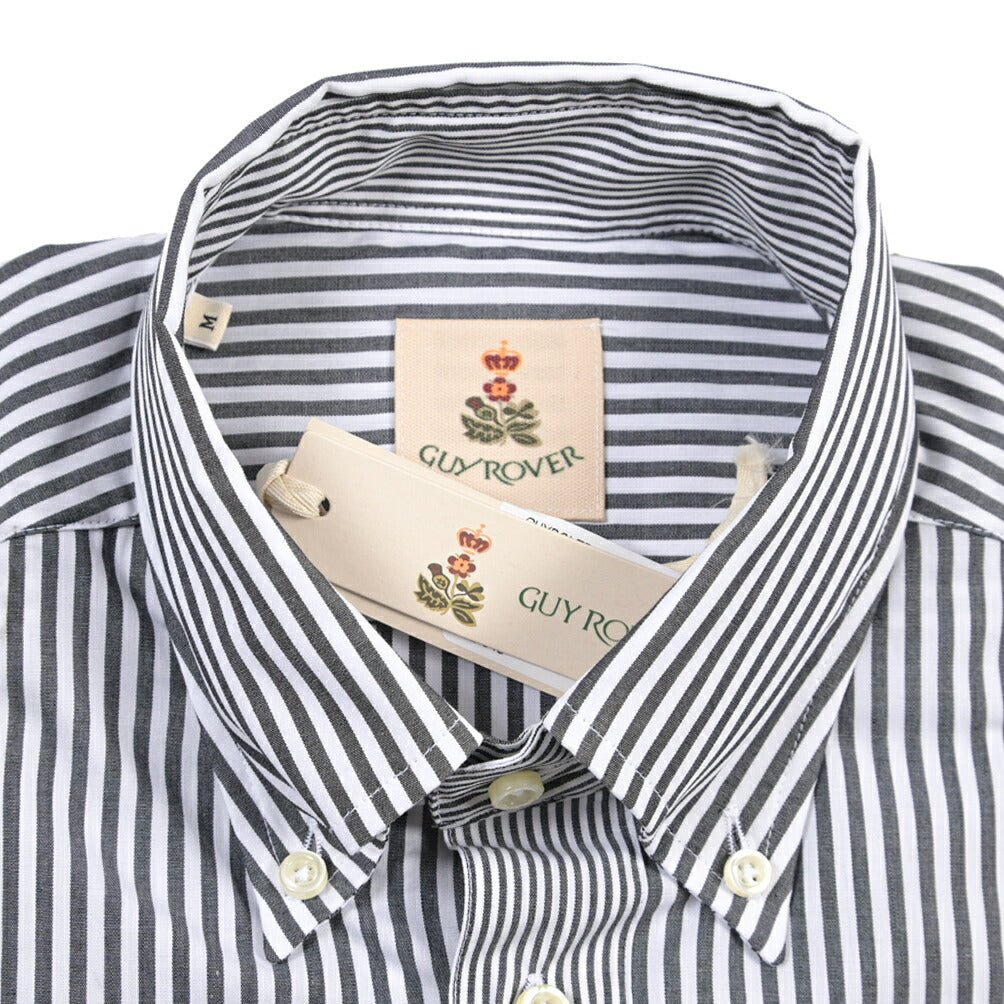 GUY ROVER コットン100% ボタンダウンドレスシャツ グレー M | GUARDAROBA MILANO OFFICIAL STORE