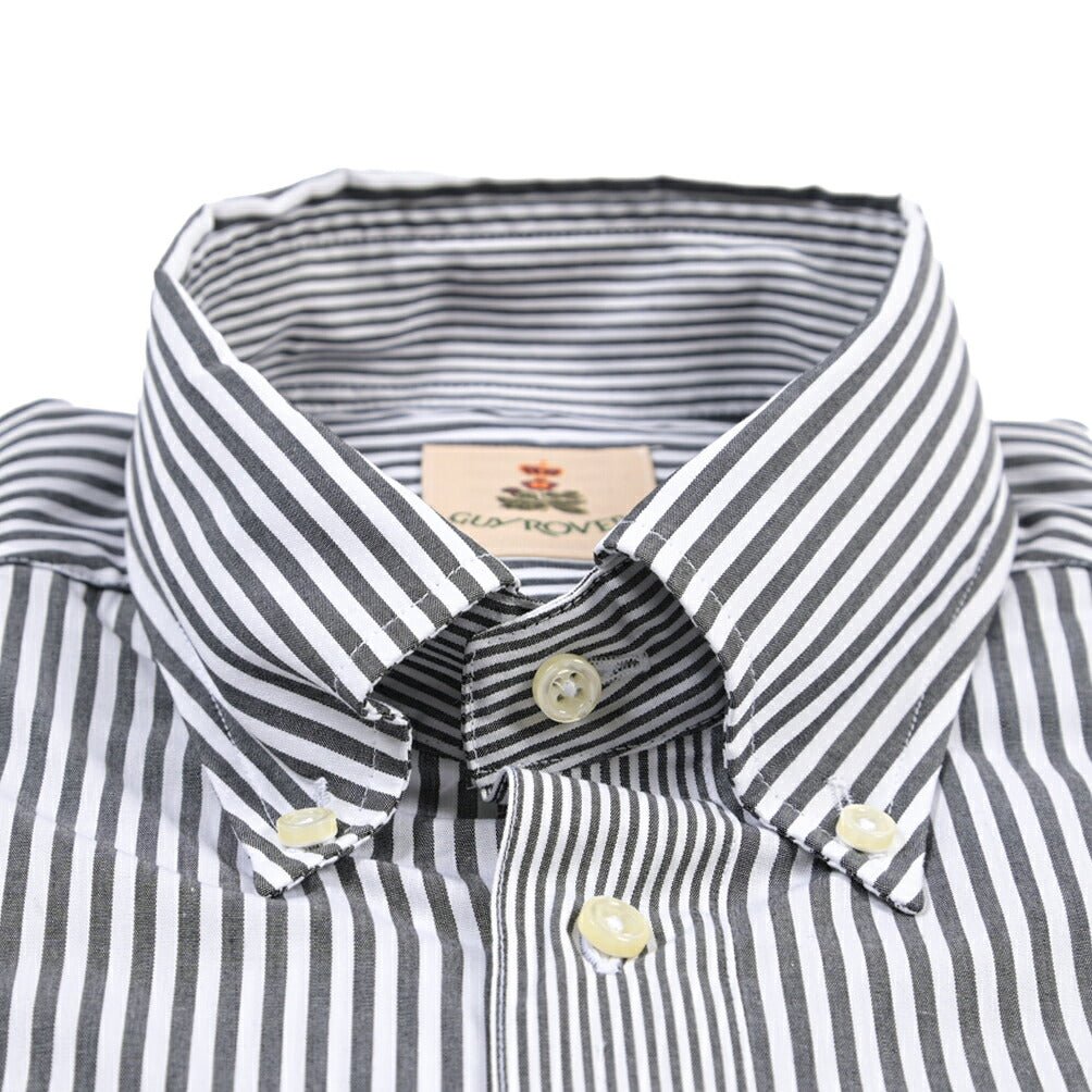 GUY ROVER コットン100% ボタンダウンドレスシャツ グレー M | GUARDAROBA MILANO OFFICIAL STORE