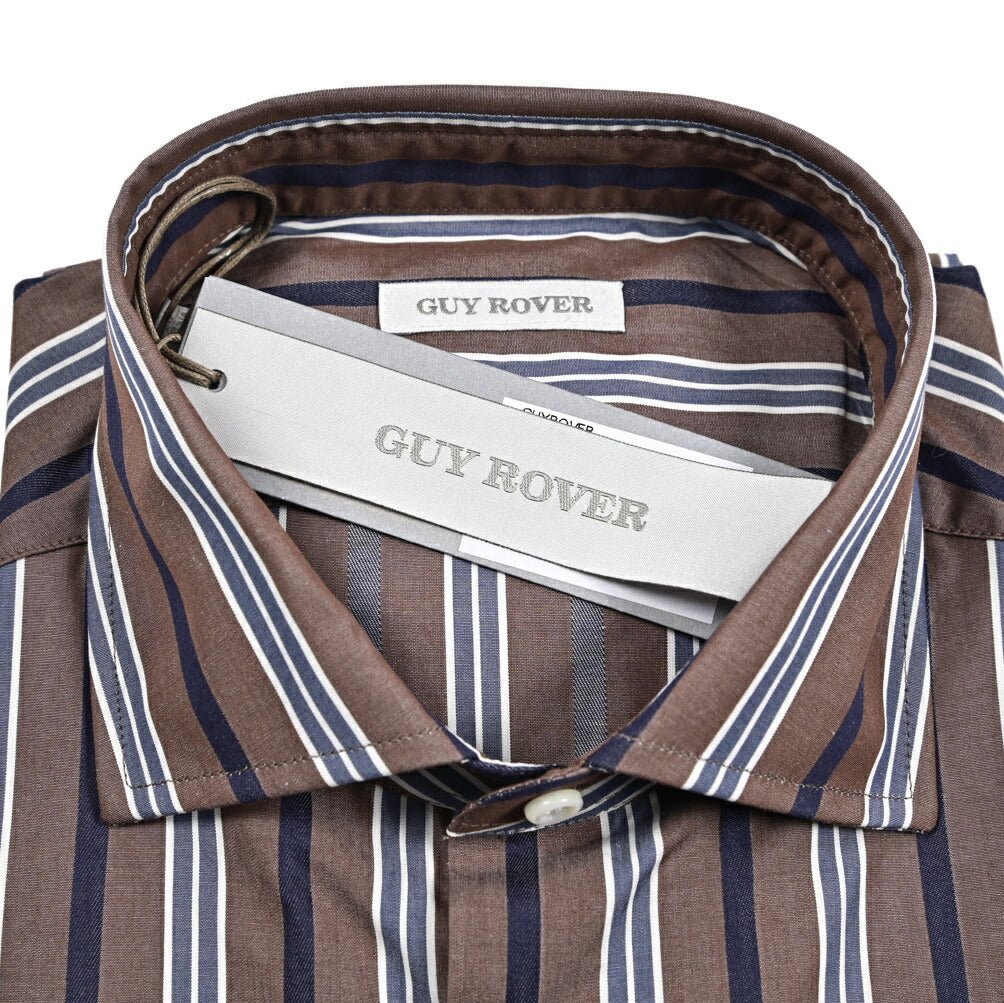 GUY ROVER コットン100% レギュラーカラードレスシャツ｜429607｜GUARDAROBA MILANO OFFICIAL STORE