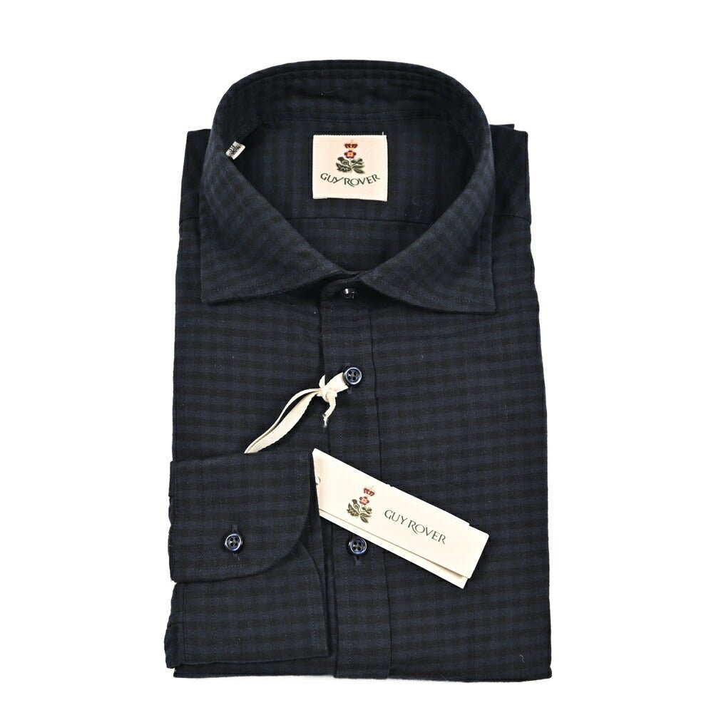 GUY ROVER コットン100% ワイドカラードレスシャツ｜429608｜GUARDAROBA MILANO OFFICIAL STORE