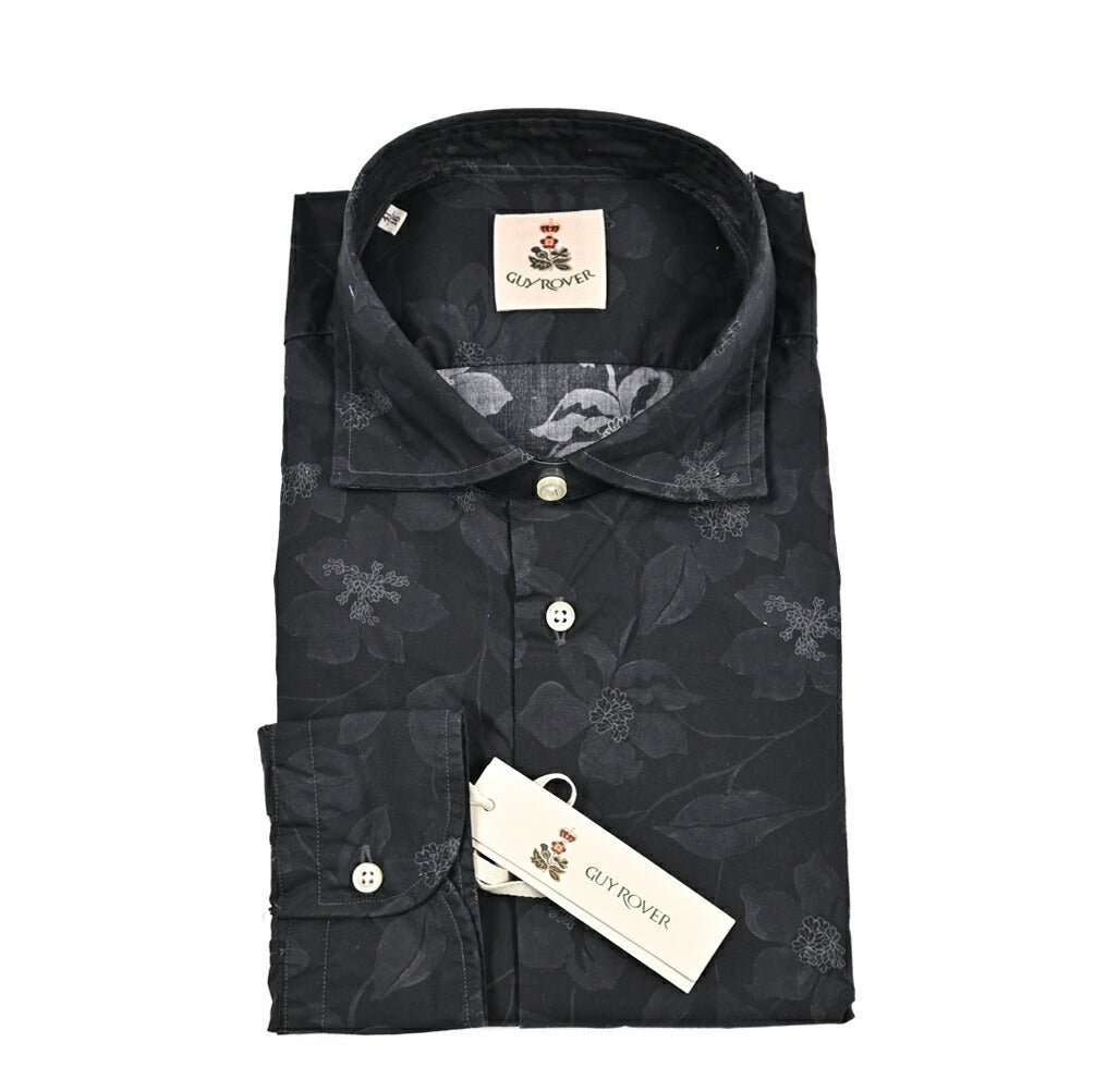 GUY ROVER コットン100% ワイドカラードレスシャツ｜429609｜GUARDAROBA MILANO OFFICIAL STORE