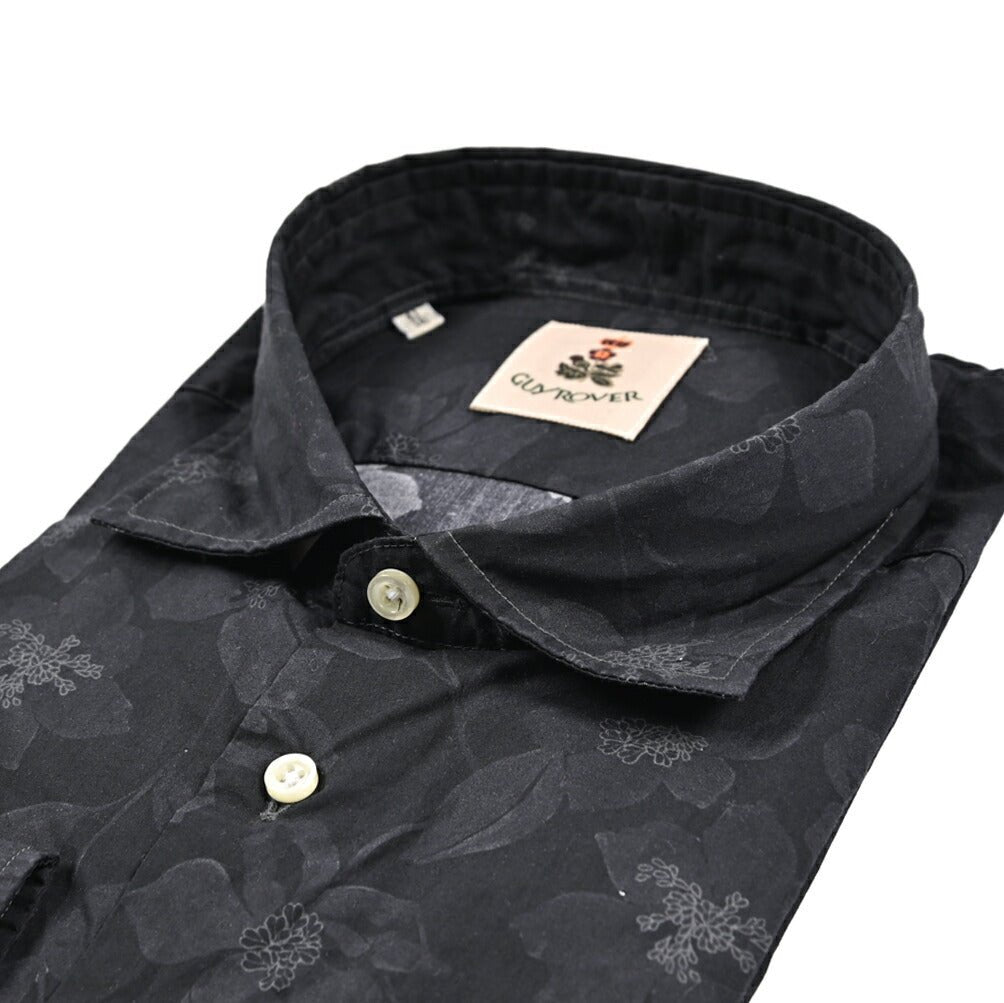 GUY ROVER コットン100% ワイドカラードレスシャツ｜429609｜GUARDAROBA MILANO OFFICIAL STORE