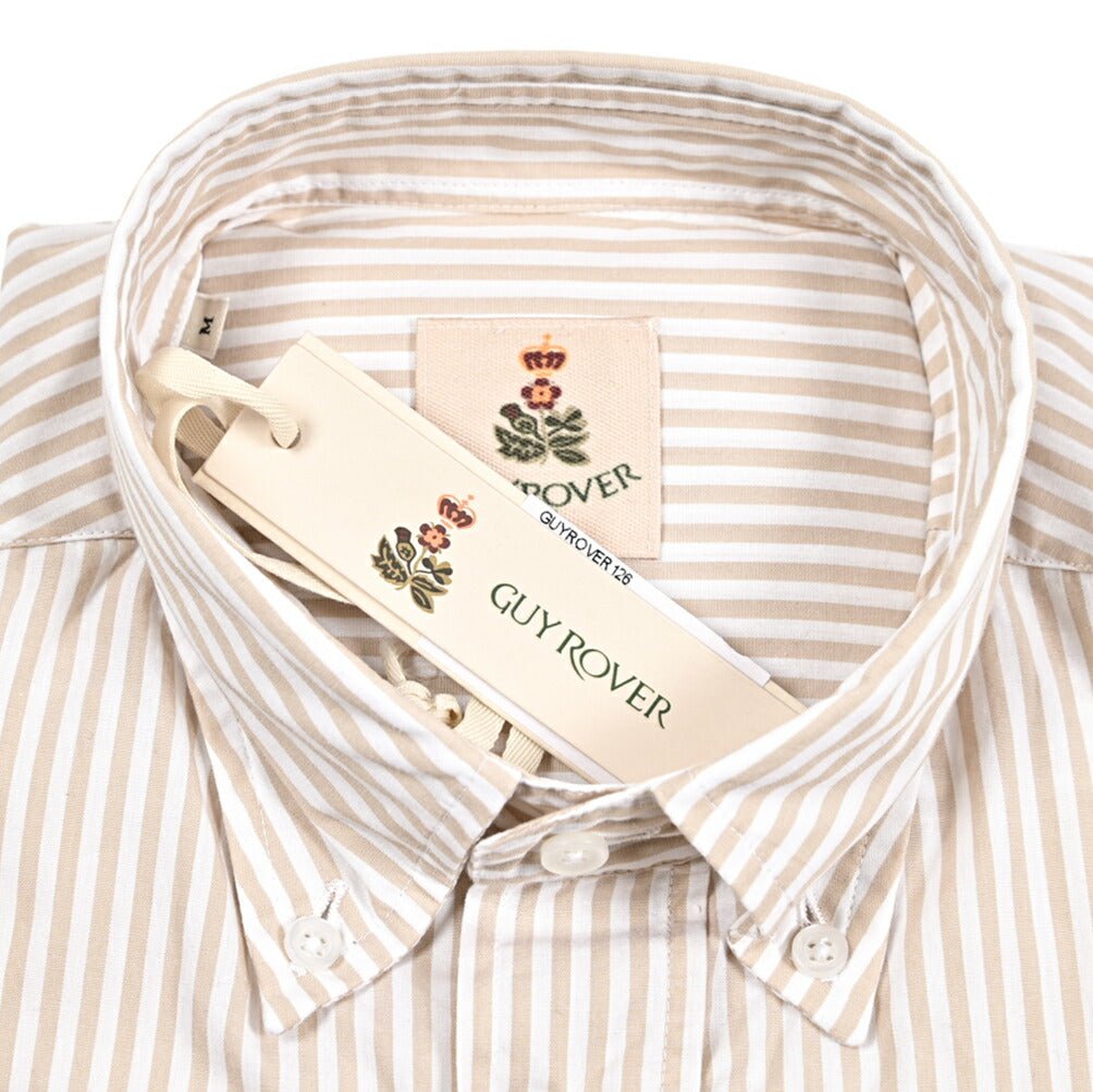 GUY ROVER コットン100% 半袖ボタンダウンシャツ｜429618｜GUARDAROBA MILANO OFFICIAL STORE