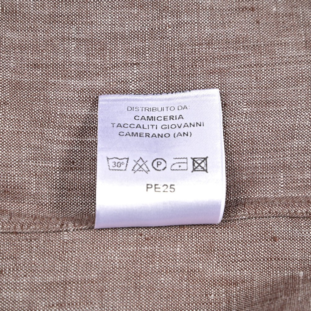 GUY ROVER リネン100% レギュラーカラークレリックシャツ｜429620｜GUARDAROBA MILANO OFFICIAL STORE