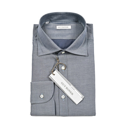 GUY ROVER コットン100% ワイドカラードレスシャツ｜429621｜GUARDAROBA MILANO OFFICIAL STORE