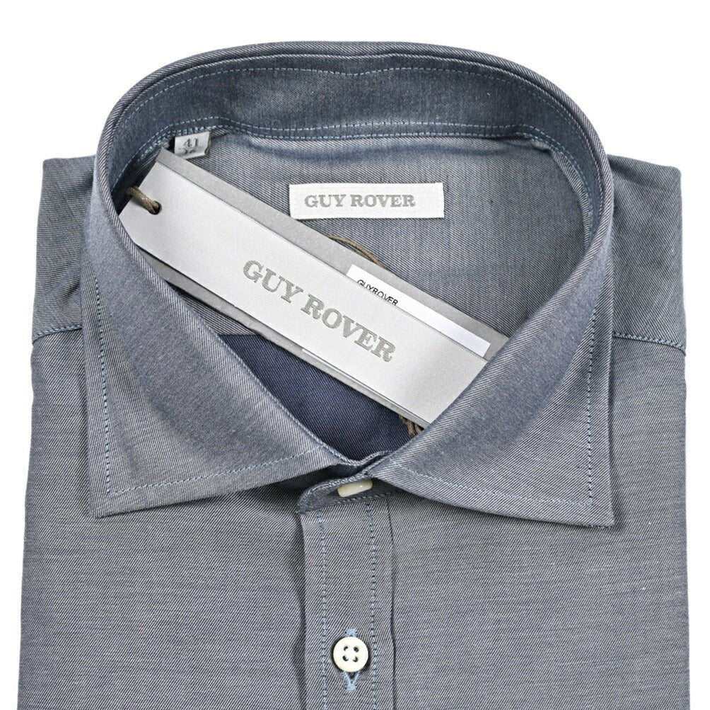 GUY ROVER コットン100% ワイドカラードレスシャツ｜429621｜GUARDAROBA MILANO OFFICIAL STORE