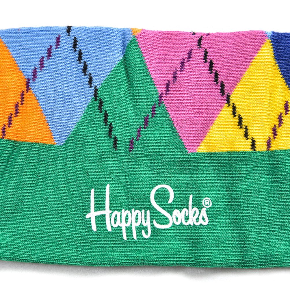 Happy Socks ハッピーソックス / 水玉 チェック 二枚組ソックス(靴下