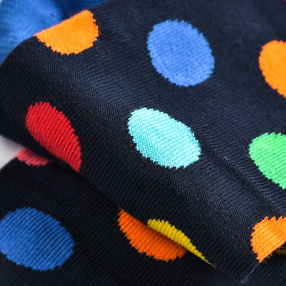 Happy Socks ハッピーソックス / 水玉 チェック 二枚組ソックス(靴下