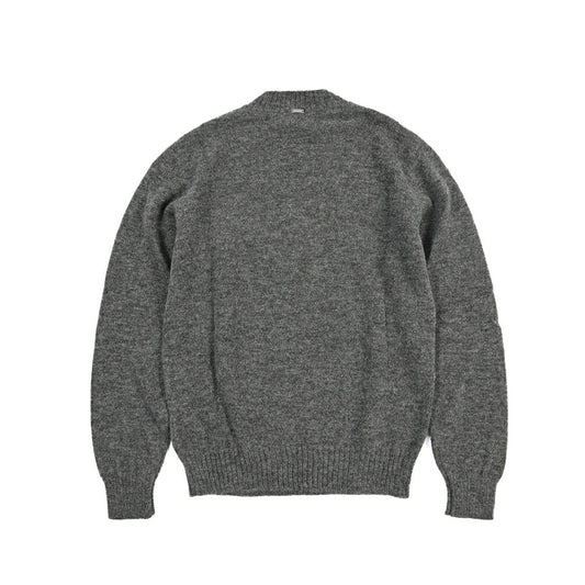 HERNO アルパカ混 ミドルゲージニットセーター グレー 42 | GUARDAROBA MILANO OFFICIAL STORE