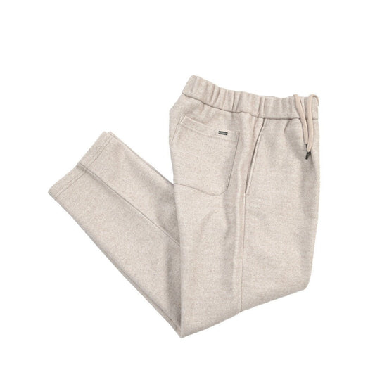 HERNO ストロングウール ワイドスウェットパンツ ベージュ S | GUARDAROBA MILANO OFFICIAL STORE