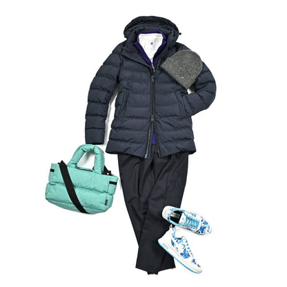 HERNO Laminar ポリエステル100% フード付きダウンジャケット (GORE - TEX INFINIUM WINDSTOPPER)｜410817-52｜GUARDAROBA MILANO OFFICIAL STORE