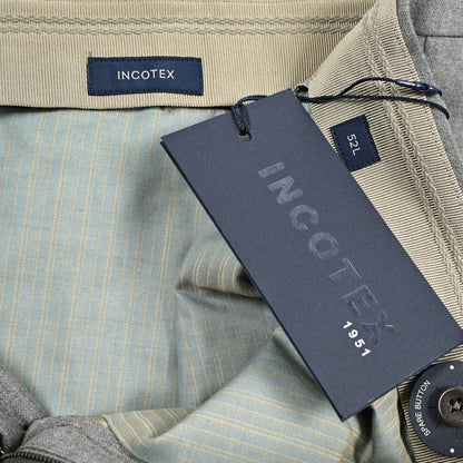 INCOTEX SUPER 100's ヴァージンウール100% ワンタックテーパードパンツ｜426155｜GUARDAROBA MILANO OFFICIAL STORE