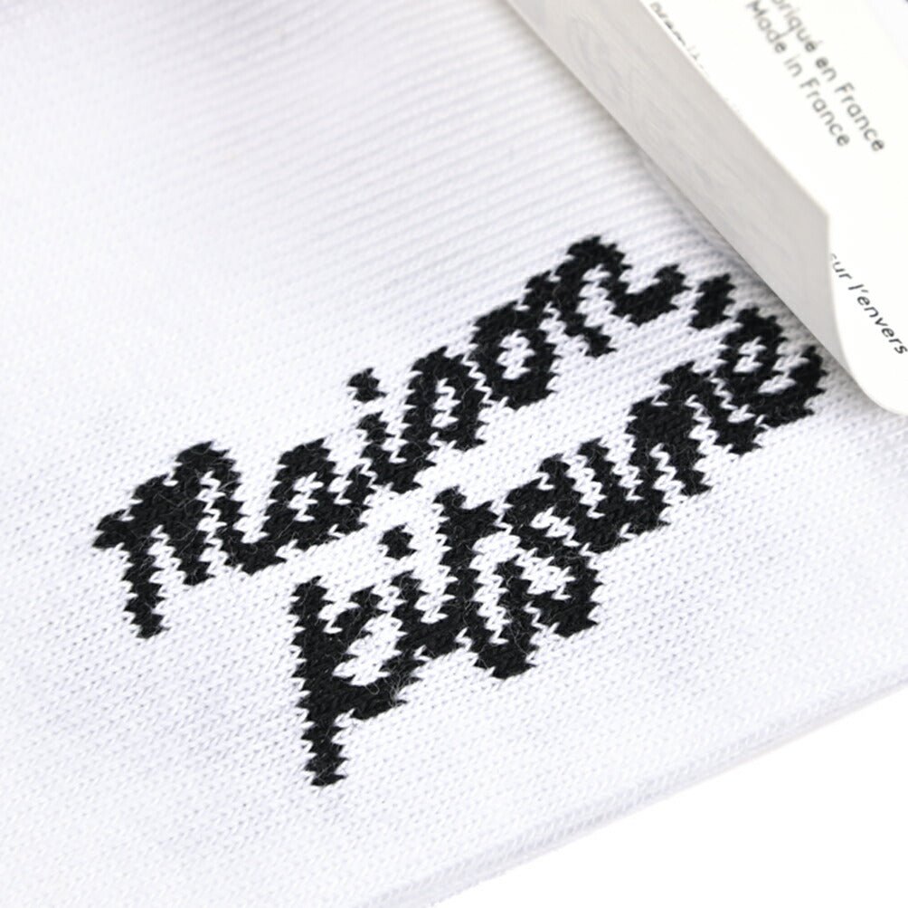 SALE｜MAISON KITSUNE メゾンキツネ / ワンポイント刺繍ソックス 靴下