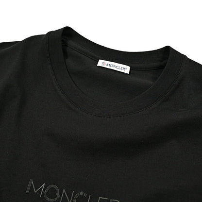 MONCLER コットン100% クルーネック半袖レタリングロゴTシャツ｜GUARDAROBA MILANO OFFICIAL STORE