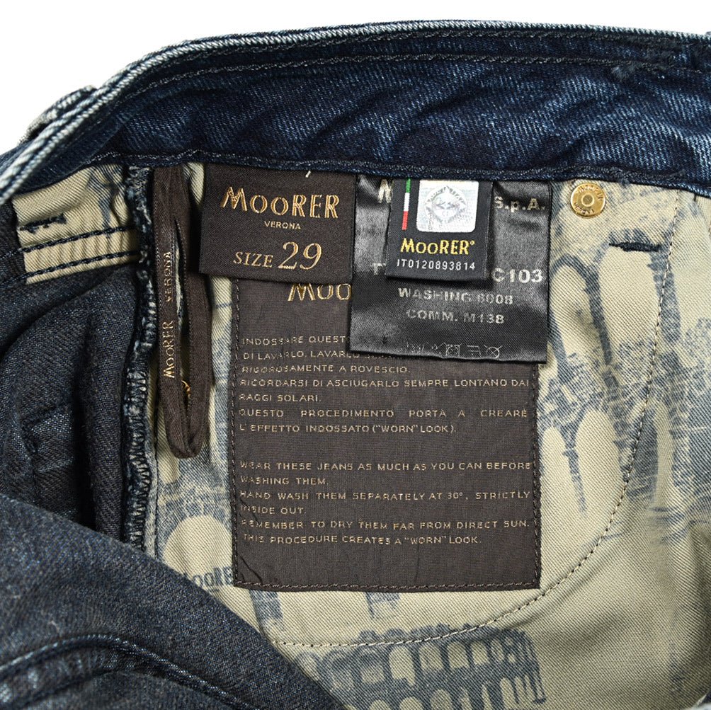 MOORER 974 DC103 ストレッチデニムジーンズ｜418482｜GUARDAROBA MILANO OFFICIAL STORE
