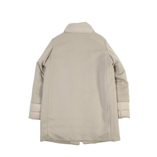 MOORER “ABETE-LE” ウール混カシミヤ スタンドカラーダウンコート / レディース グレージュ(MANDORLA) 44 | GUARDAROBA MILANO OFFICIAL STORE