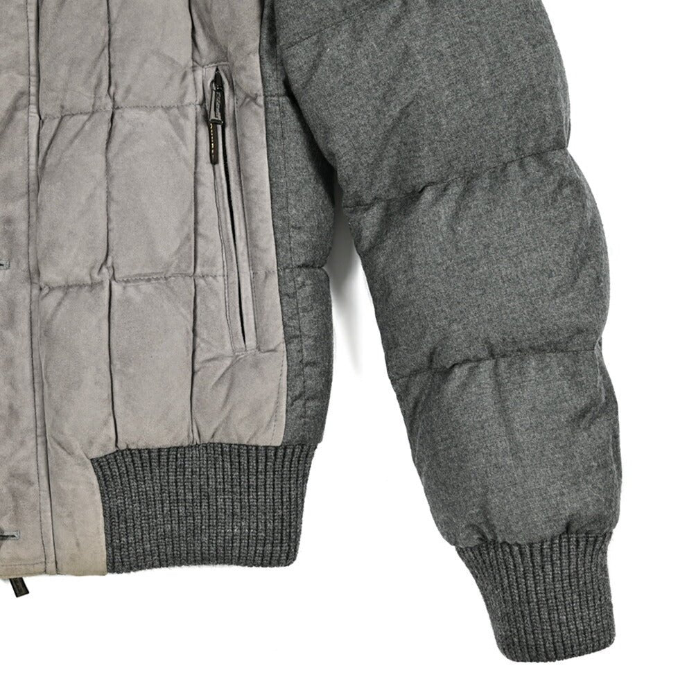 MOORER "AGON - URL" 異素材コンビ スタンドカラーダウンジャケット｜420339 - 46｜GUARDAROBA MILANO OFFICIAL STORE